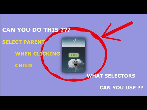 CSS - How to apply style to parent when child is selected