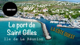 The Reunion Island - the drone over west cost