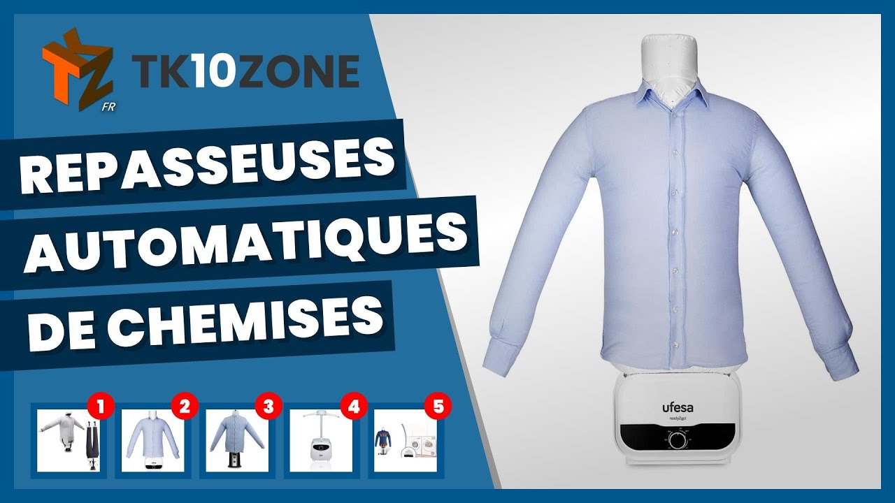 Les 5 meilleures repasseuses automatiques pour des chemises parfaites en  quelques minutes 