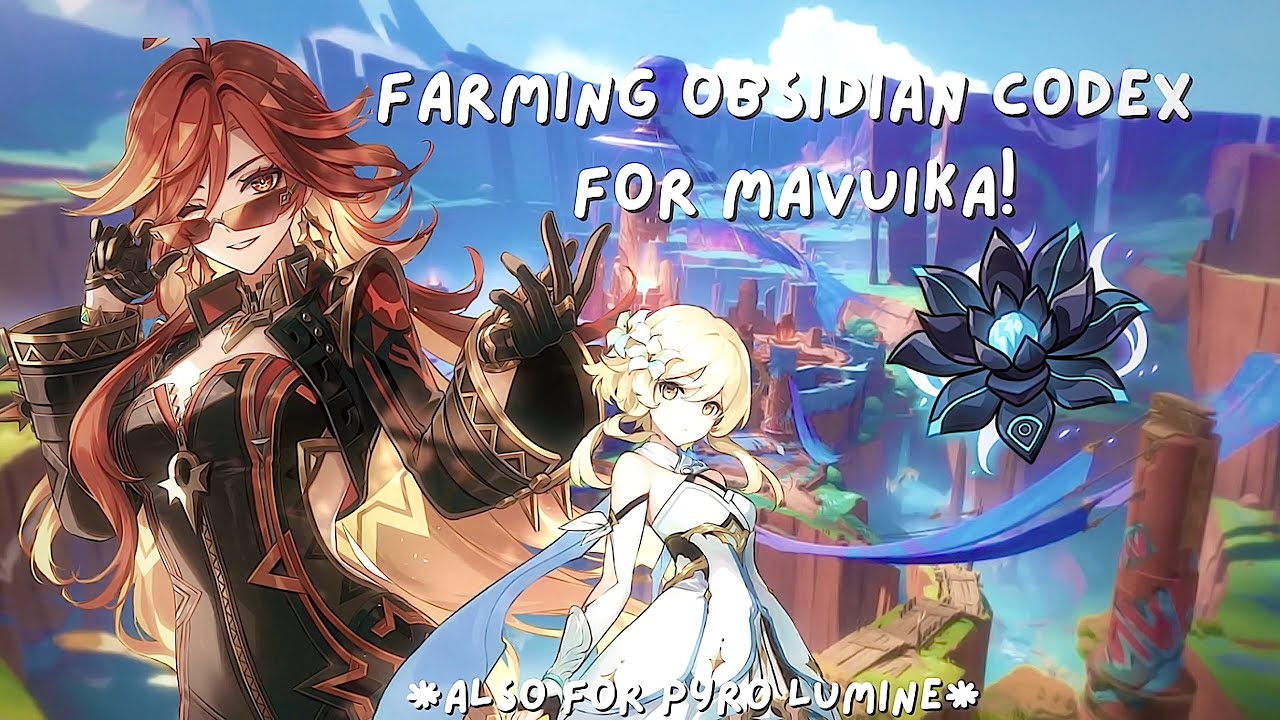 Farming Obsidian Codex for Mavuika (and pyro traveler)! - YouTube