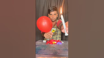 Candle_Water Balloon_Hack ✅| science project class 7th #experiment #diy #fyp #gems #shorts #trending