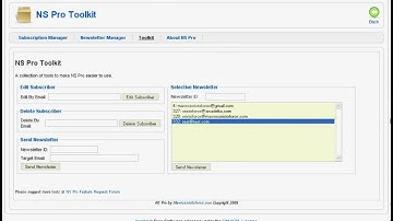 NS Pro 1.1.18 Toolkit Demonstration