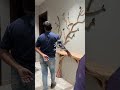Tree table wall art