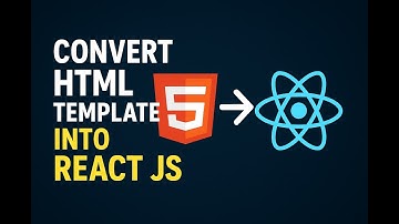 Convert HTML Template to ReactJS