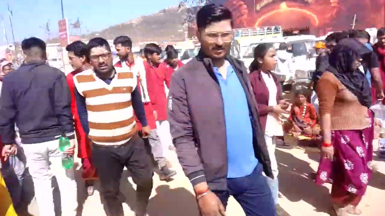 Madhiy pirdesh vageshwar dham me swami rupkishor yogiraj ka sambodhan 