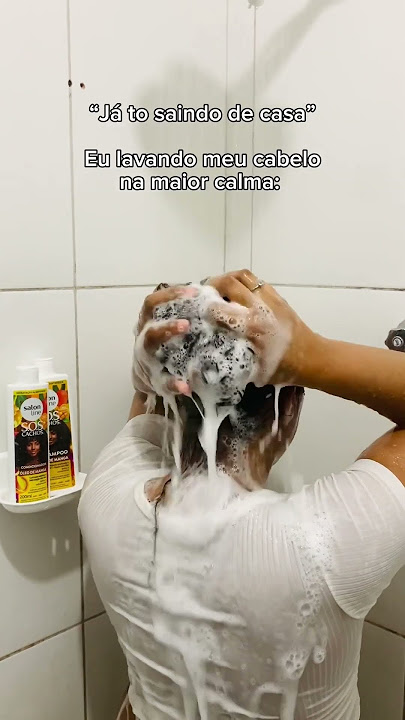 Um leve atraso de 2 horas, mas se tem SOS Cachos Manga, a gente passa pano 😝@bysenaa_ #todecacho