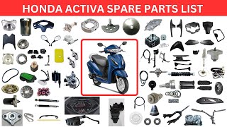 Activa Spare Parts Price List 2023 | Honda Activa ALL Spare Parts Price | Activa Original Parts screenshot 5