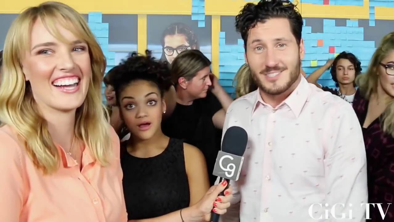 Laurie Hernandez & Val Chmerkovskiy Talk DWTS, Competition, & BTS!