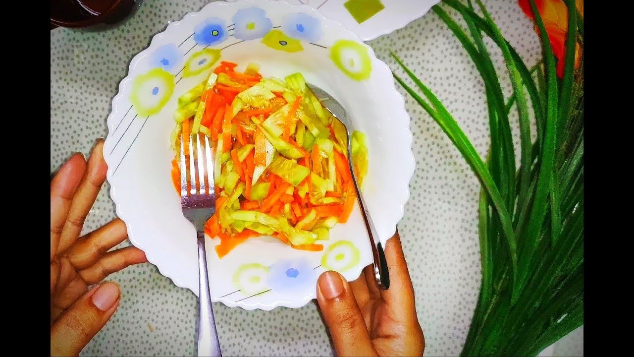 Green Salad Healthy and Tasty Salad Recipe in Bangla_HD_720p YouTube