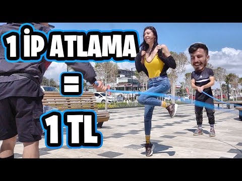 SOKAKTA PARA DAĞITMAK (1 İP ATLAMA = 1 TL)