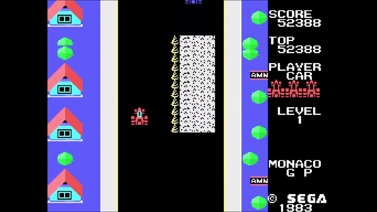 モナコGP（SG-1000、SC-3000） プレー動画 - YouTube