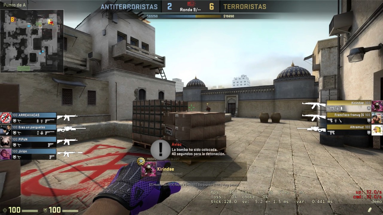 Practicando retakes en la escuela de CS:GO - YouTube