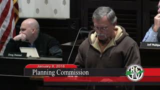 Planning Commission - January 8, 2018