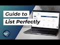 Guide to list perfectly