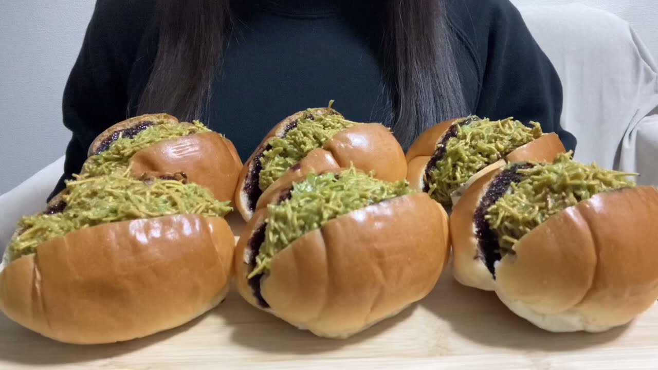 ドバイロールパン🥐 ASMR 咀嚼音 モッパン mukbang