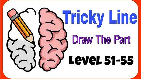 Tricky Line Draw The Part Level 51-55 (51,52,53,54,55)  Walkthrough Solution #TrickyLine #Shorts