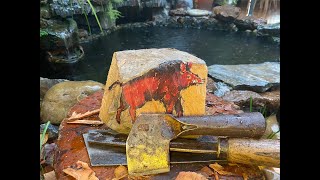 ASMR Wood Carving | Crafting a Fluid Contemporary Sculpture (No Talking)