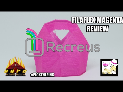 Pick the Pink! Recreus Filaflex Magenta REVIEW - Day 17 #PICKTHEPINK