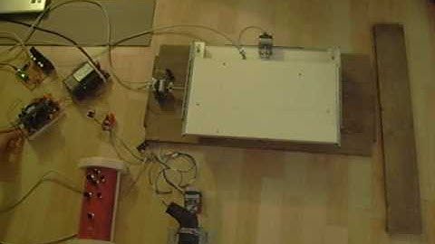 DIY arduino CNC 2 axis table