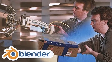 Robot Arm VFX in Blender & After Effects