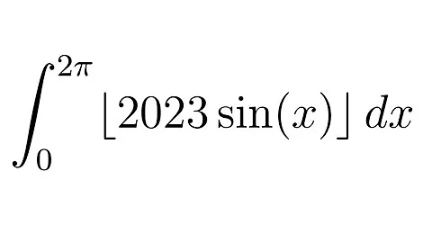 MIT - Integration Bee 2023 - Qualifying Round - Question 8