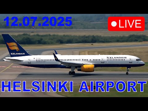 Icelandair 757 馃敶 LIVE Helsinki Airport Plane Spotting (EFHK/HEL)