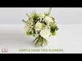 Flower Arrangement Tutorial: Simple Hand Tied Flowers