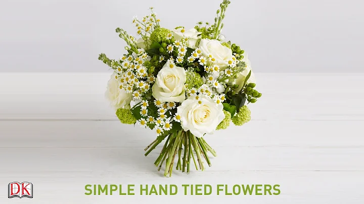 Flower Arrangement Tutorial: Simple Hand Tied Flow...