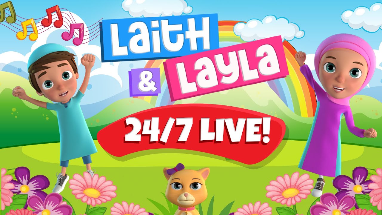 🔴24/7 Laith & Layla Episodes + Songs | Islamic Cartoons 🔴 - YouTube
