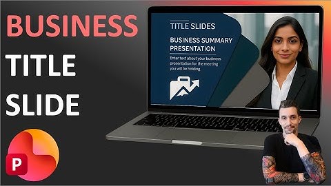 PowerPoint Tips - Engaging Business Morph Title Slide | Desktop and Mobile Templates Included
