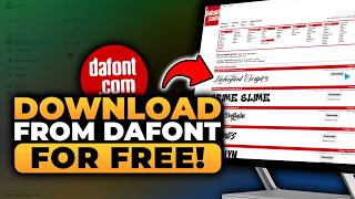 How To Download From DaFont (100% WORKS) | FAST & EASY | NO Yapping, To The Point!