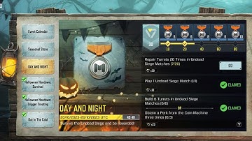 COD Mobile How To Build 6 Turrets in Undead Siege Matches New Zombie Task Complete 💯✅.