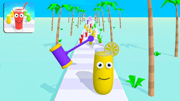 Juice Run - All Levels Gameplay Android,ios KIDS GAMING VIDEO L4GF3DY8