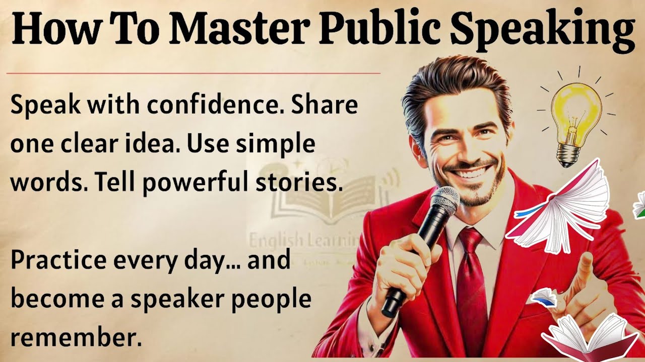 How To Master Public Speaking | Learn English With Podcast 🎧 | Graded ...