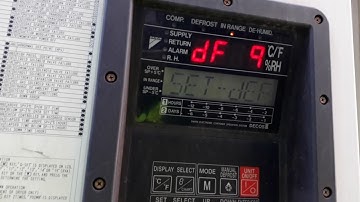Tutorial - Daikin - Changing Defrosting Interval