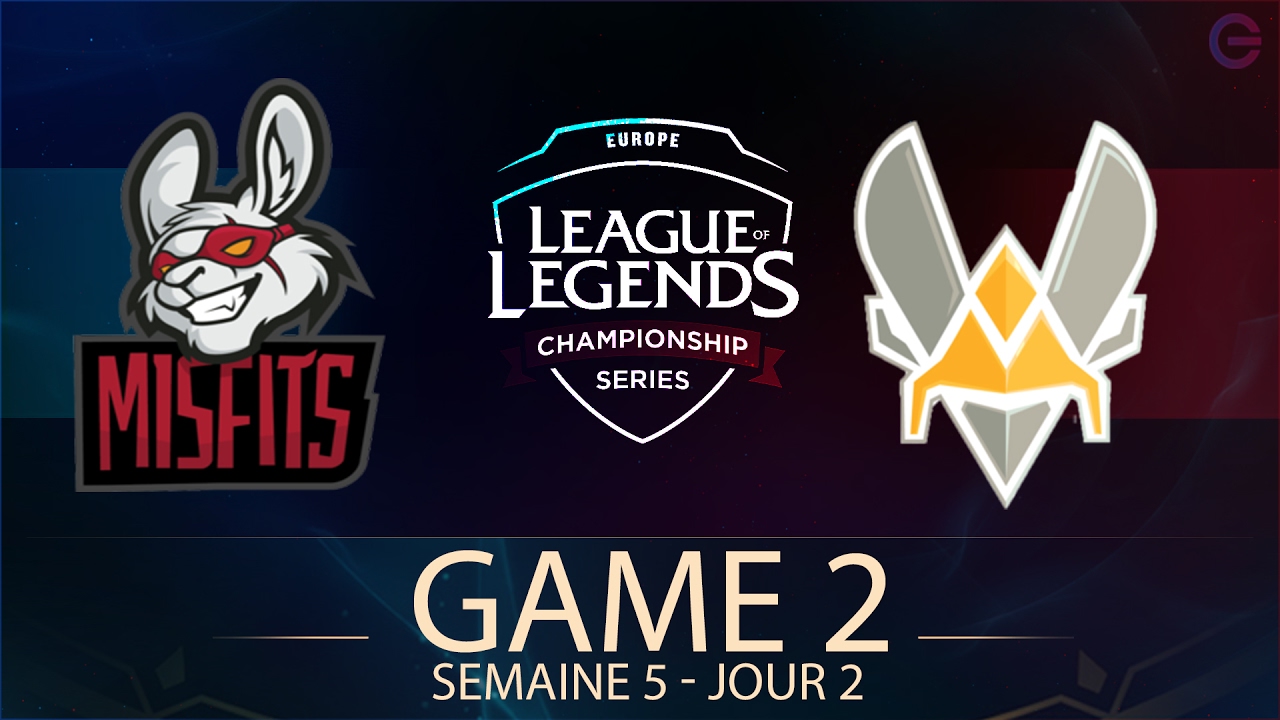 VITALITY VS MISFITS • GAME 2 - LCS EU 2017 - Week 5 - Day 2