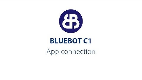 Blaupunkt Bluebot C1 - app connection of the robot with the Bluebot app