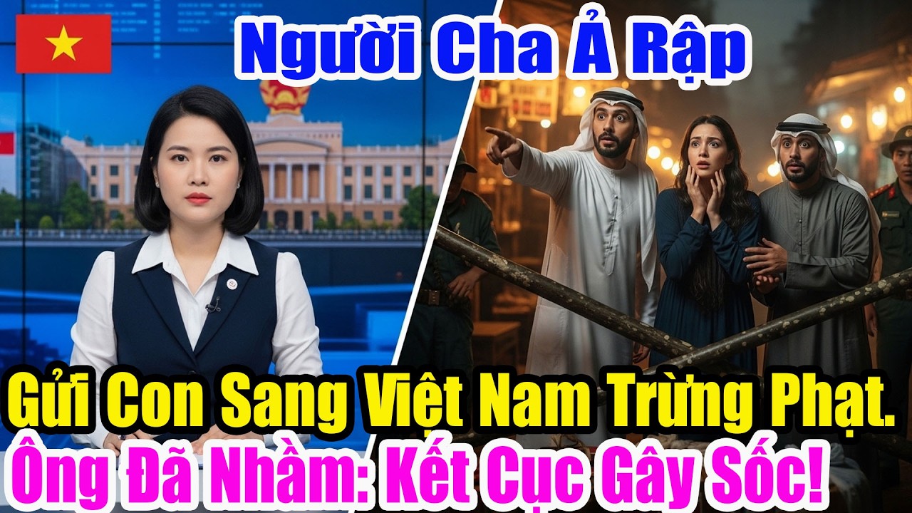 Một người cha Ả Rập gửi con đến Việt Nam để trừng phạt, nhưng ông đã nhầm: kết cục gây sốc tới lạ!