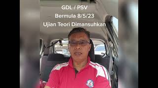 Lesen GDL | Tak perlu ujian bertulis