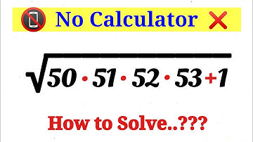 Nice Square Root Problem | No Calculator Allowed‼️