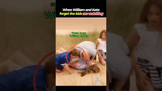 Princess Charlotte physically recoiling at William and Kate's PDA😭 #William #Catherine #Charlotte