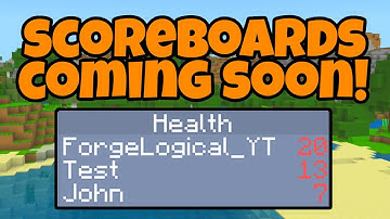 Minecraft PE: Scoreboards Command is Coming!