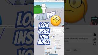 peek inside the easy way #sketchup
