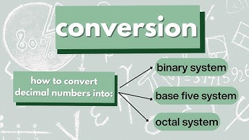 Conversion of decimal into binary, Base five and Octal system