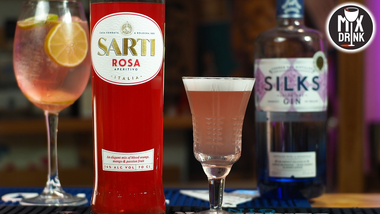 Сахарная Роза к 8 МАРТА - Аперитив Sarti Rosa, коктейль Sarti Spritz