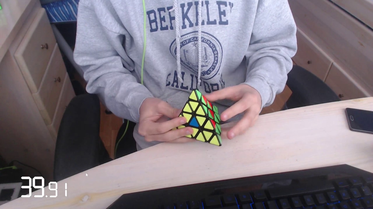 Master Pyraminx Tutorial 4-Layer Master Pyraminx: 1:19.66 - YouTube