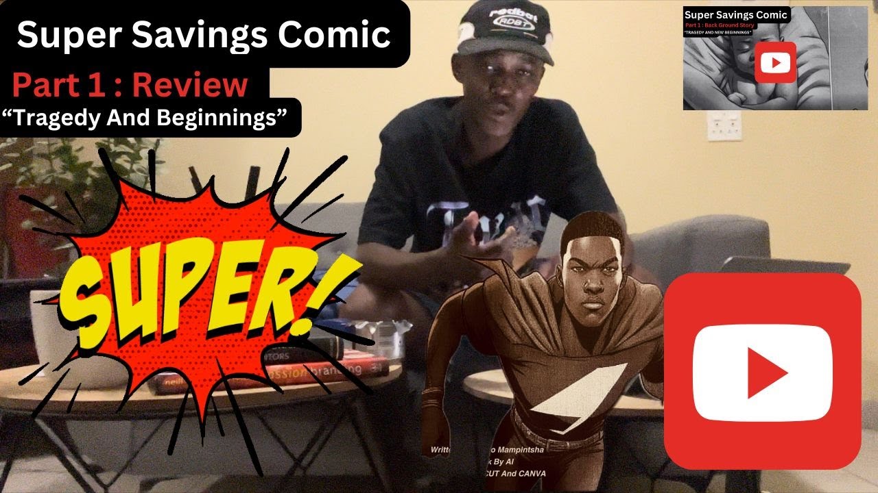 Super Savings Motion COMIC AI generated Part 1: Review/ Tragedy And New Beginnings