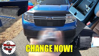 Ford Maverick 2022+ Accessories That Make Sense! Also Change This On Your Ford!