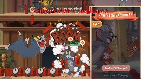 Tom and Jerry Chase Fun with Fireworks