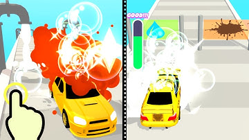 Clean Car 3D - Clean Car Run - All Levels iOS Android GamePlay